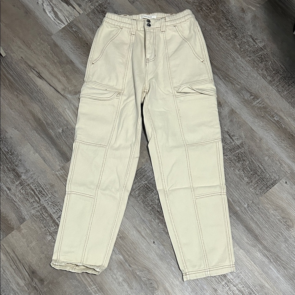 PacSun Cream Cargo Pants